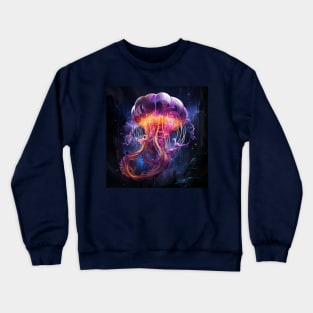 Neon Jellyfish #2 Crewneck Sweatshirt